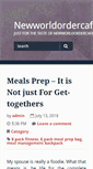 Mobile Screenshot of newworldordercafe.com